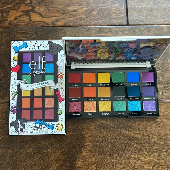 NIB e.l.f. x Jkissa To the Rescue Rainbow Eyeshadow Palette & Stickers 🌈 - Picture 1 of 4